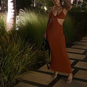 Women’s knitted Cut Out dress Size Small